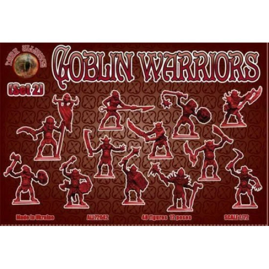Alliance 72042 - 1/72 Goblin Warriors (Set 2), (Fantasy Series) scale model kit