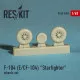 Resin wheels set for F-104 (E) and CF-104 Starfighter 1/48 Reskit RS48-0009