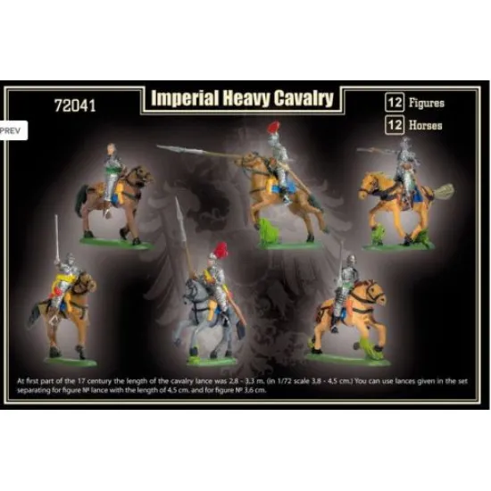 Mars Figures 72041 - 1/72 Thirty Years War Imperial Heavy Cavalry (12 Mtd) model