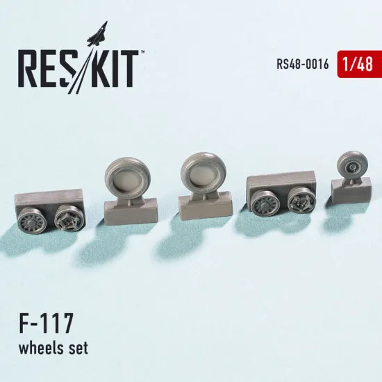 Resin wheels set for Lockheed F-117 
