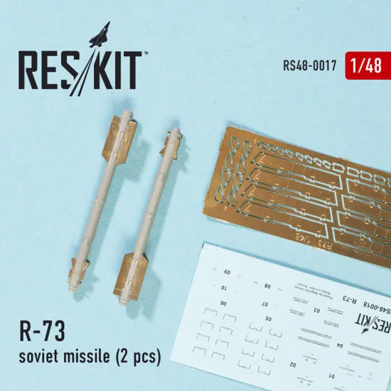 Resin R-73 soviet missile (4 pcs) 1/48 Reskit RS48-0017