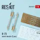 Resin R-73 soviet missile (4 pcs) 1/48 Reskit RS48-0017