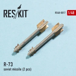 Resin R-73 soviet missile (4 pcs) 1/48 Reskit RS48-0017
