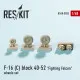 Resin wheels set for F-16(C) block 40-52 Fighting Falc 1/48 Reskit RS48-0025