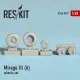 Dassault Mirage III (A) wheels set 1/48 Reskit RS48-0027