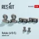 Resin wheels set for Dassault Rafale (A/B/C) 1/48 Reskit RS48-0032