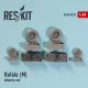 Resin wheels set for Dassault Rafale (M) 1/48 Reskit RS48-0033