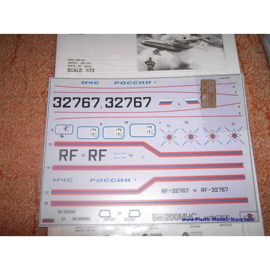 FREE SHIPPING Beriev BE-200 Russian Aircraft 1/72 Amodel 72030