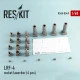 Resin rocket launcher LRF-4 (4 pcs) 1/48 Reskit RS48-0049