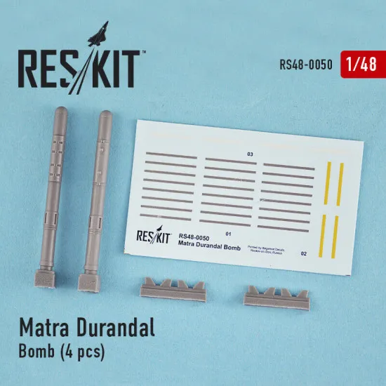 Resin Matra Durandal Bomb (4 pcs) 1/48 Reskit RS48-0050