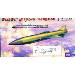 KSR-5 AS-6 Kingfish Raduga long-range anti-ship missile 1/72 Amodel 72197