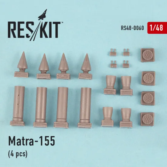 Matra-155 (4 pcs) 1/48 Reskit RS48-0060