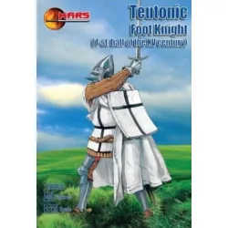 Us Stock Mars Figures 72057 - 1/72 Teutonic Foot Knight I Half Of The Xv Century, Model