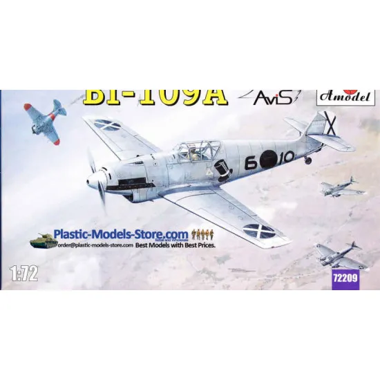 Messerschmitt Bf-109A German fighter 1/72 Amodel 72209