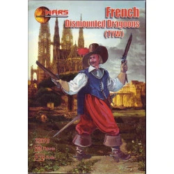 Mars Figures 72078 - 1/72 French Dismount Dragoons, scale plastic model kit