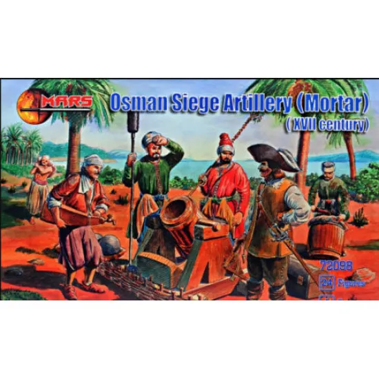 Mars Figures 72098 - 1/72 Osman Siege Artillery (mortar), XVII Century, model