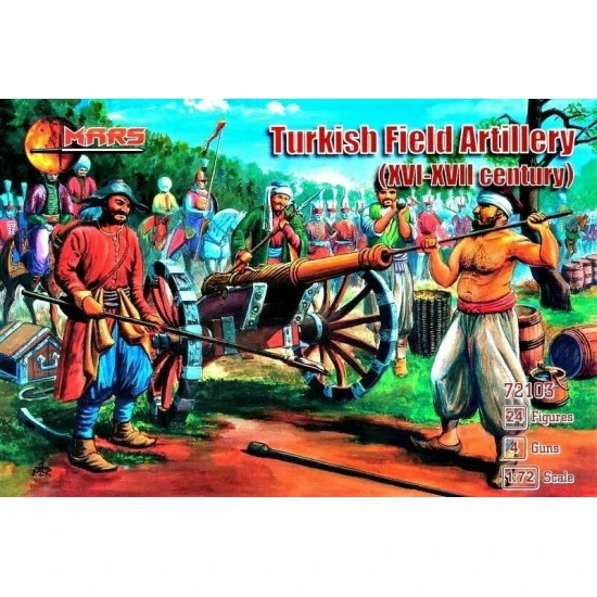 Mars Figures 72103 - 1/72 Turkish Field Artillery, XVI-XVII Century scale model
