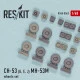 Wheels Set For CH-53 (G, E, J) MH-53M 1/48 Reskit RS48-0063