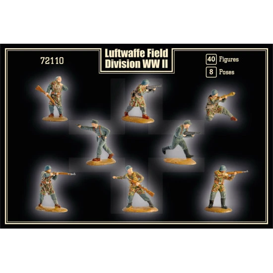 Mars Figures 72110 - 1/72 Luftwaffe Field Division, scale plastic model kit