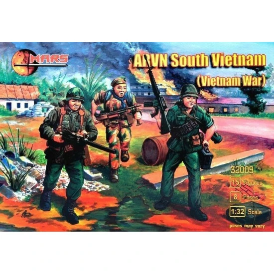 Mars Figures 32009 - 1/32 ARVN South Vietnam (Vietnam War) Vietnam War model kit