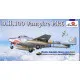 De Havilland D.H.100 Vampire Mk6 RAF jet fighter 1/72 Amodel 72208