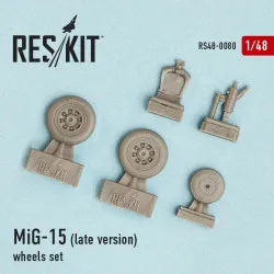 MiG-15 (late version) wheels set 1/48 Reskit RS48-0080