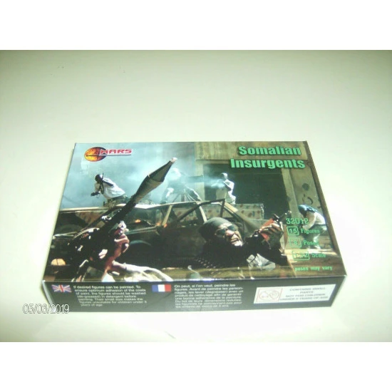 Mars Figures 32012 - 1/32 Somalian Insurgents, scale plastic model kit