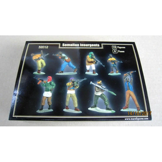 Mars Figures 32012 - 1/32 Somalian Insurgents, scale plastic model kit