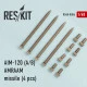 AIM-120 (A/B) AMRAAM missile (4 pcs) 1/48 Reskit RS48-0086