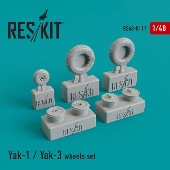 Wheels set for Yak-1 / Yak-3 1/48 Reskit RS48-0111