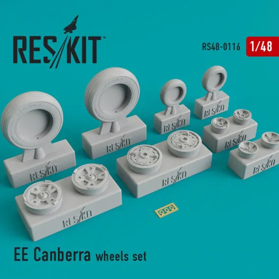 EE Canberra wheels set 1/48 Reskit RS48-0116