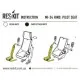 MI-24 hind. Pilot seat with PE safety belts 1/48 Reskit RSU48-0002