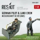German pilot & land crew Messerschmitt Bf.109 (WW2) 1/48 Reskit RSF480001