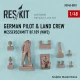 German pilot & land crew Messerschmitt Bf.109 (WW2) 1/48 Reskit RSF480001