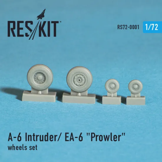 Grumman A-6 Intruder EA-6 Prowler wheels set 1/72 Reskit RS72-0001