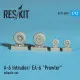 Grumman A-6 Intruder EA-6 Prowler wheels set 1/72 Reskit RS72-0001