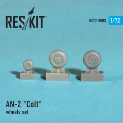 Antonov AN-2 Colt wheels set 1/72 Reskit RS72-0003