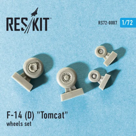 Grumman F-14 Tomcat wheels set 1/72 Reskit RS72-0007