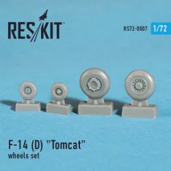 Grumman F-14 Tomcat wheels set 1/72 Reskit RS72-0007