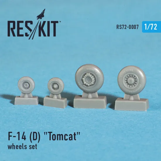 Grumman F-14 Tomcat wheels set 1/72 Reskit RS72-0007