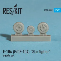 Lockheed F-104 E CF-104 Starfighter wheels set 1/72 Reskit RS72-0009