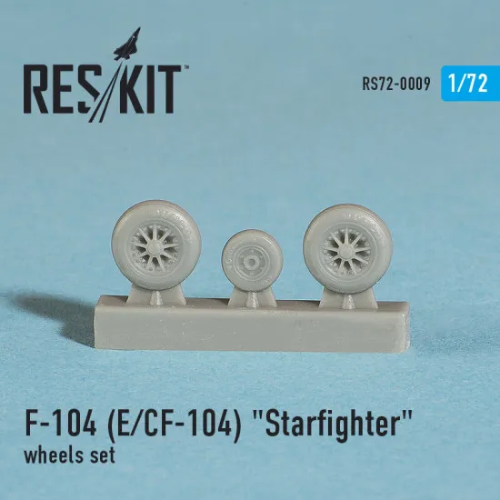 Lockheed F-104 E CF-104 Starfighter wheels set 1/72 Reskit RS72-0009