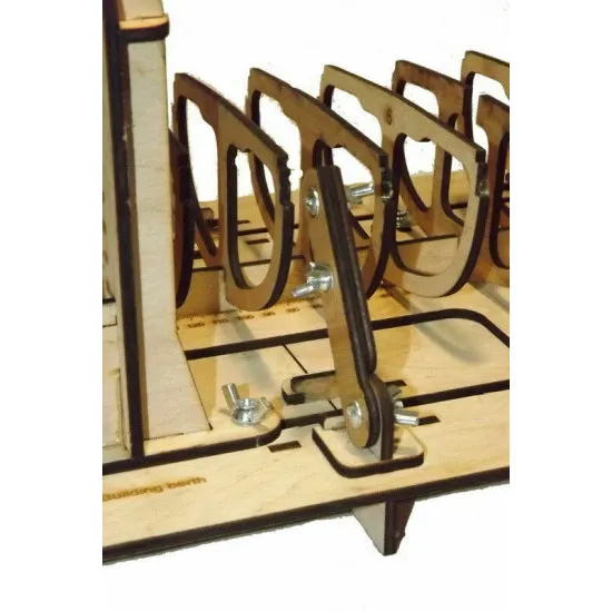LMG BB-09 Sailboat building berth for plastic model kit, Laser Model Graving