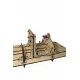 LMG BB-09 Sailboat building berth for plastic model kit, Laser Model Graving
