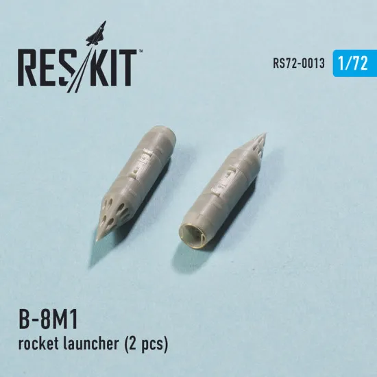 Resin rocket launcher B-8M1 (2 pcs) 1/72 Reskit RS72-0013