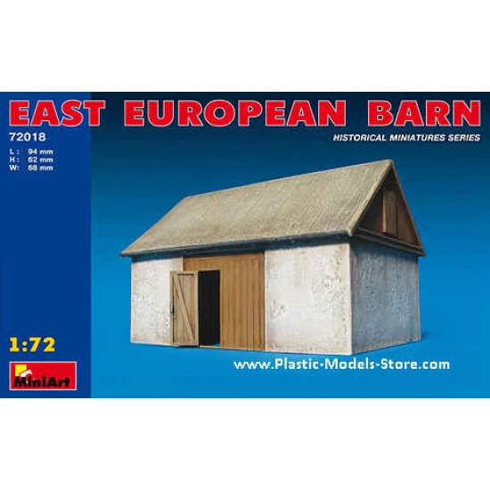 East European barn 1/72 Miniart 72018