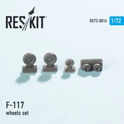 Resin wheels set for Lockheed F-117 1/72 Reskit RS72-0016
