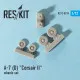 LTV A-7 Corsair II wheels set 1/72 Reskit RS72-0019