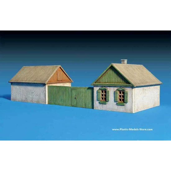 East European Farmyard for dioramas 1/72 Miniart 72020