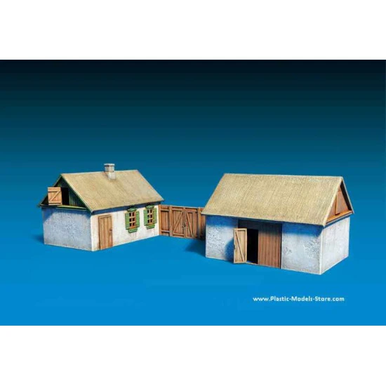 East European Farmyard for dioramas 1/72 Miniart 72020